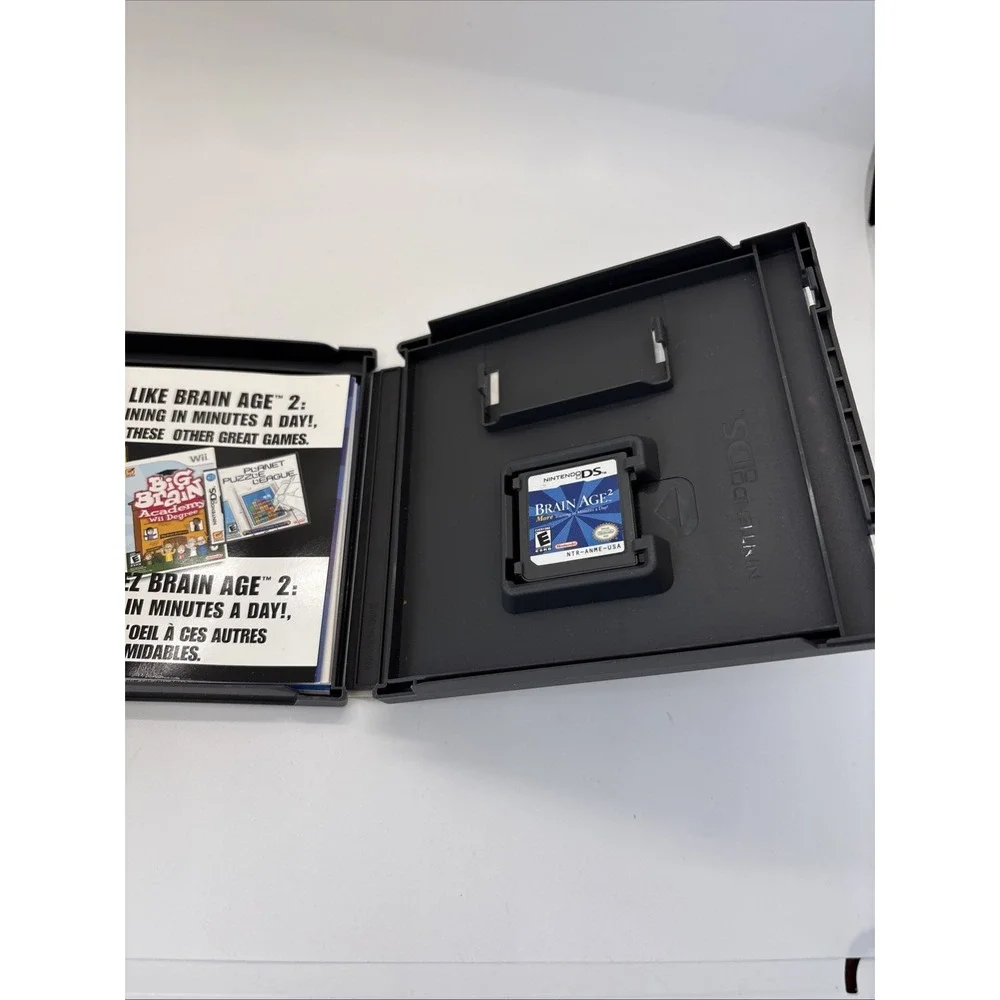 Brain Age 2 More Training in Minutes a Day Nintendo DS 2007 NTR-ANME-USA